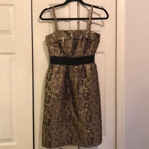 Gianni Bini Snakeskin Cocktail Dress